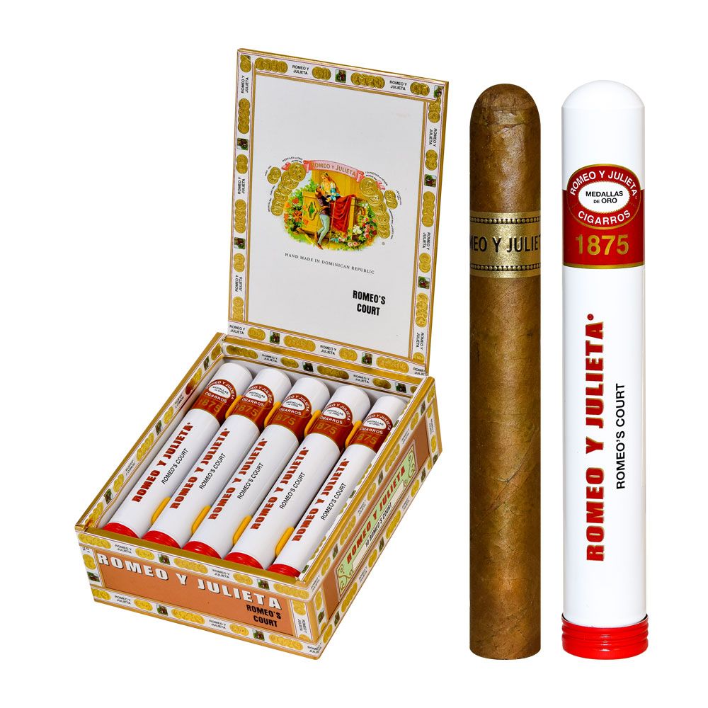 Romeo y Julieta 1875 Romeos Court Tubos 5.5x44 10ct