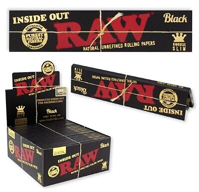 Raw Black King Size Slim Inside Out 50ct [Limited Edition]