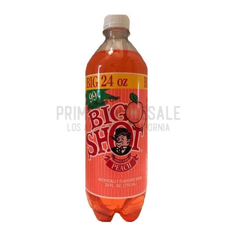 Big Shot Peach Soda 24ct