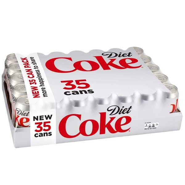 Diet Coke 35/12oz Cans [1.75$ Crv Included]