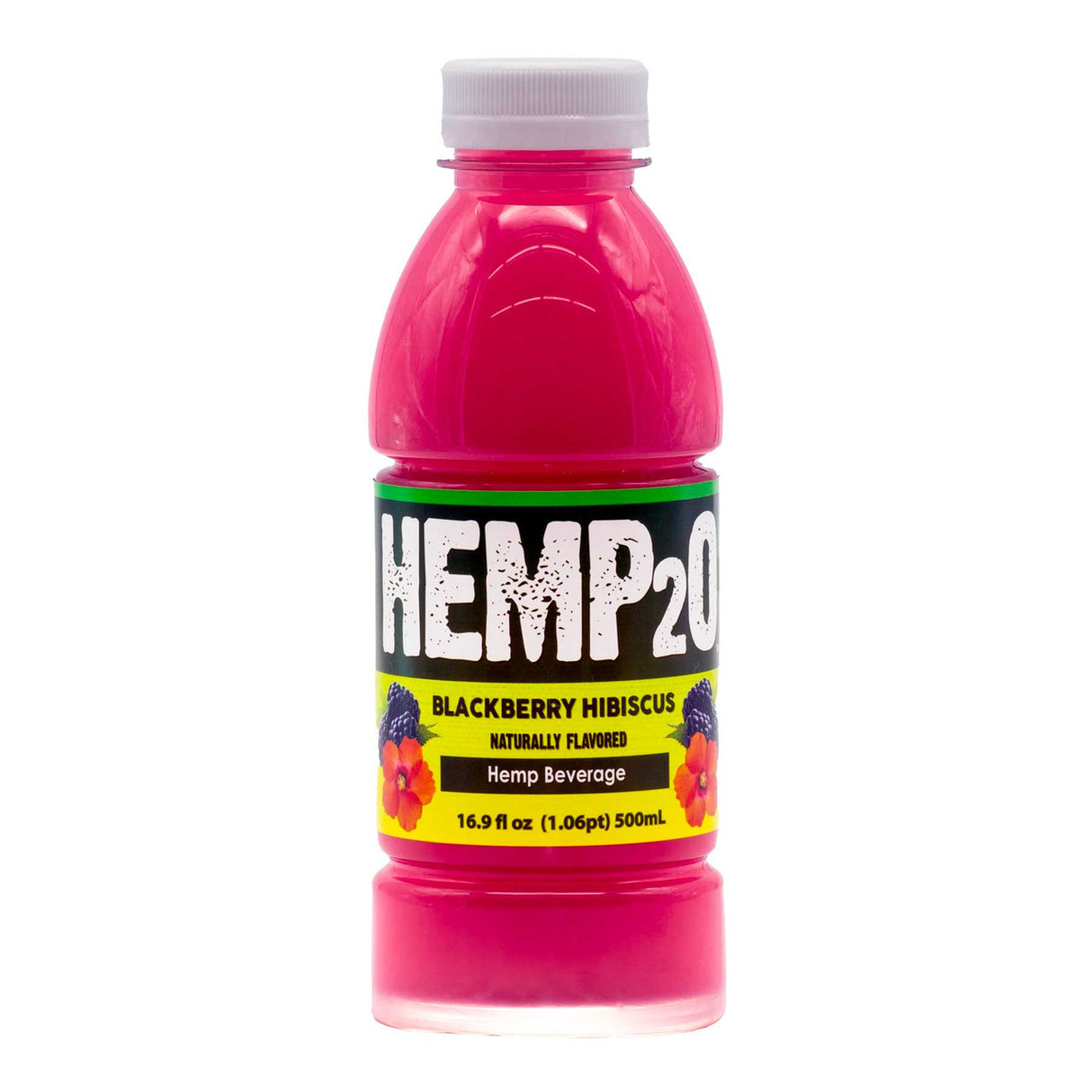 Hemp2O Blackberry Hibiscus 12ct/16.9oz [0.60$ Crv Included]