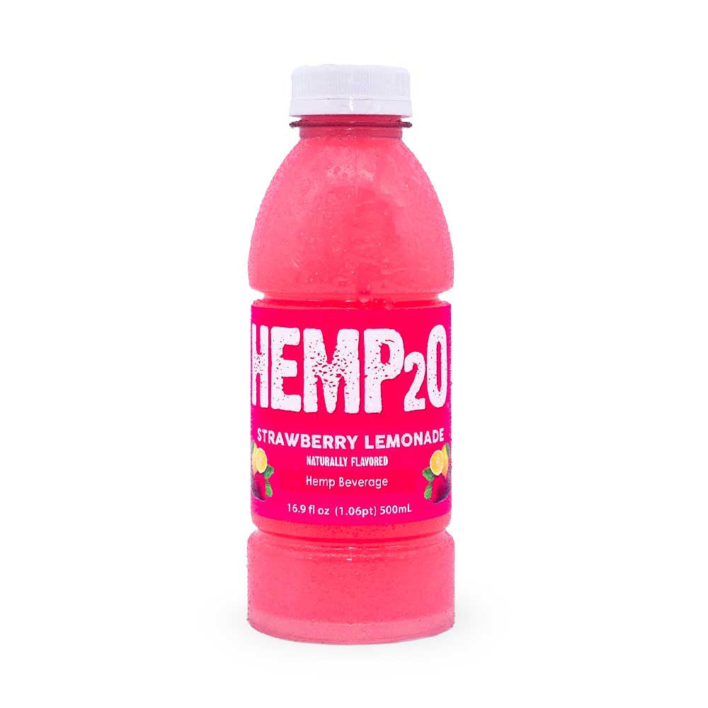 Hemp2O Strawberry Lemonade 12ct/16.9oz [0.60$ Crv Included]