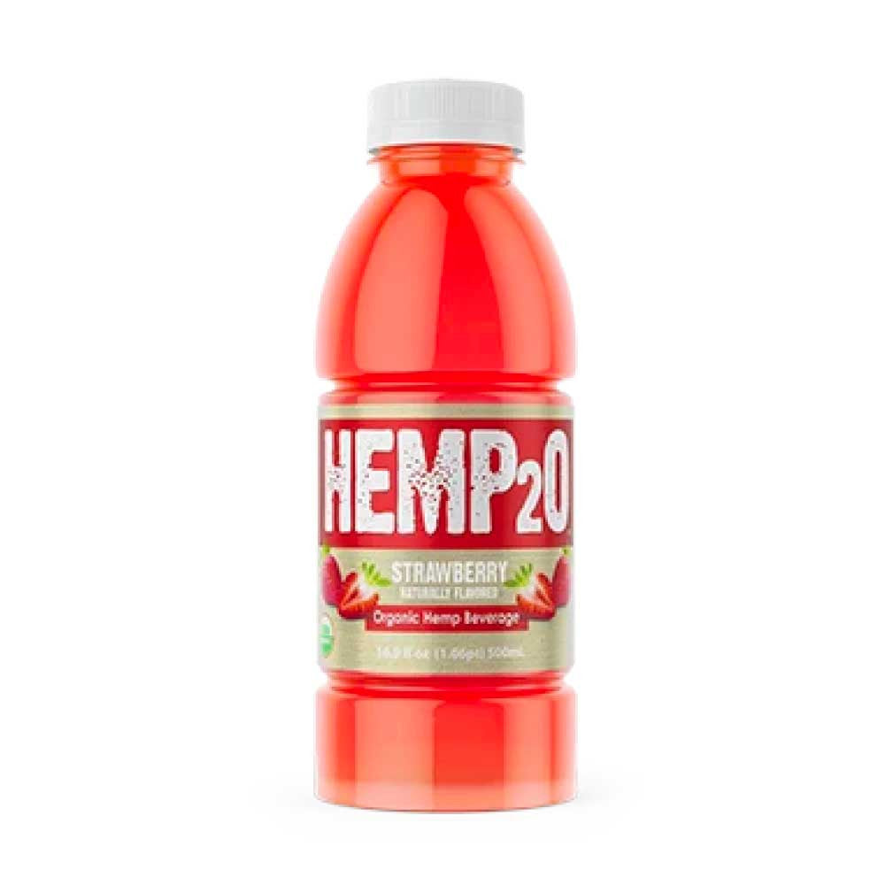 Hemp2O Strawberry 12ct/16.9oz [0.60$ Crv Included]