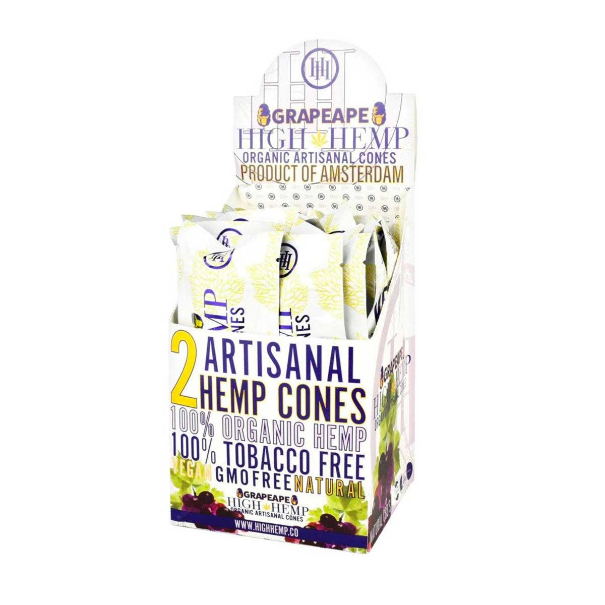 High Hemp Cones Grapeape 15/2ct