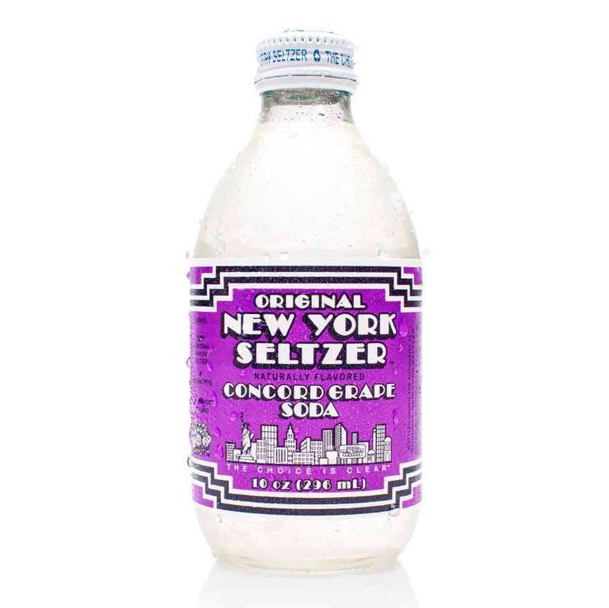 New York Seltzer 24/10oz Concord Grape [1.20$ +Crv included]