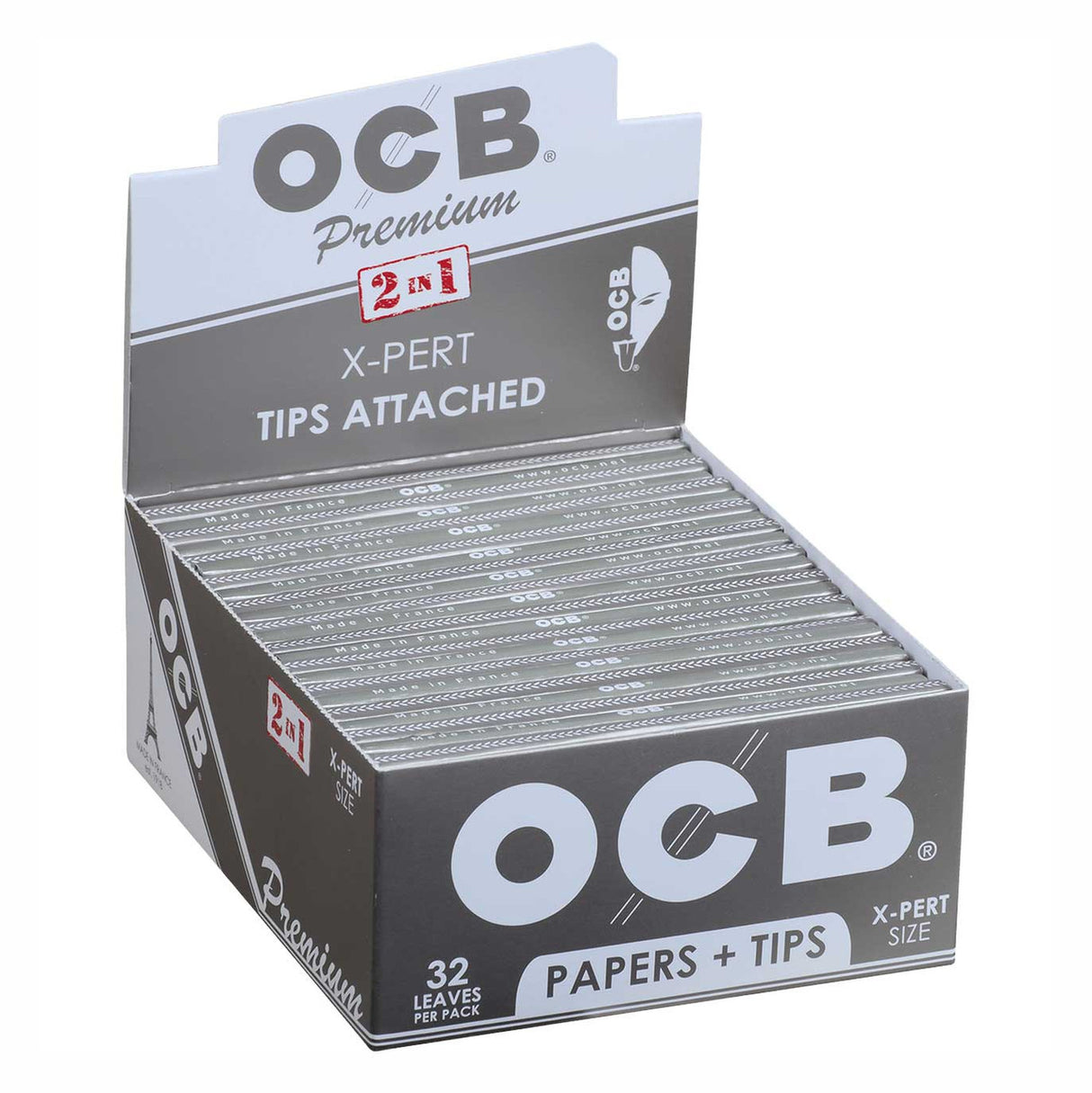 OCB Premium X-Pert King Slim Paper + Tips