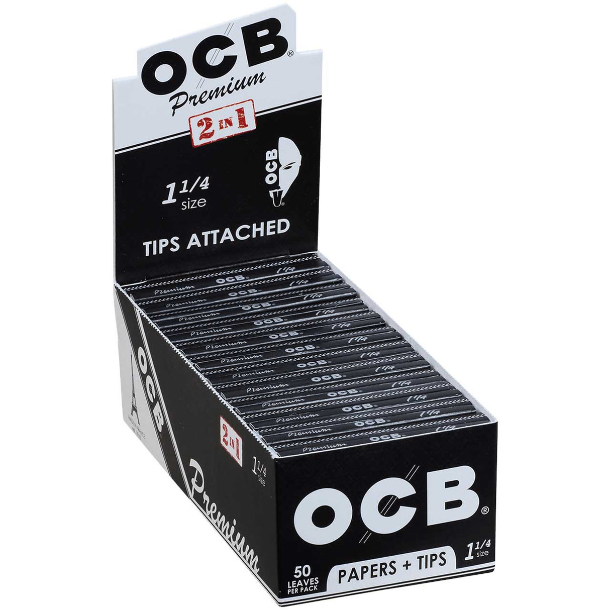 OCB Premium 1 1/4 Paper + Tips