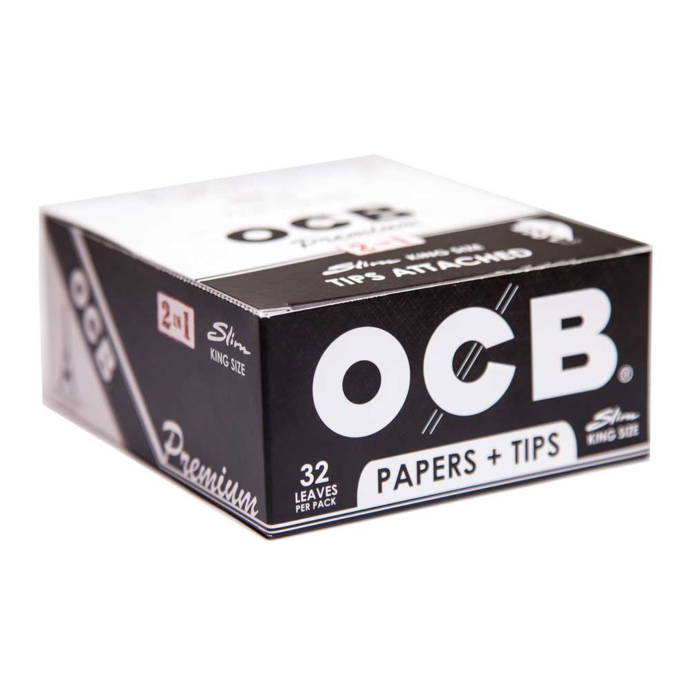 OCB Premium King Slim Paper + Tips