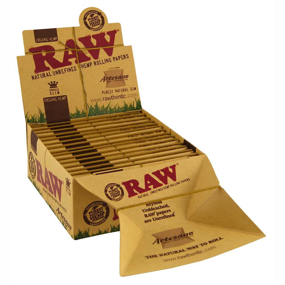 RAW Organic Artesano King Slim Box/15