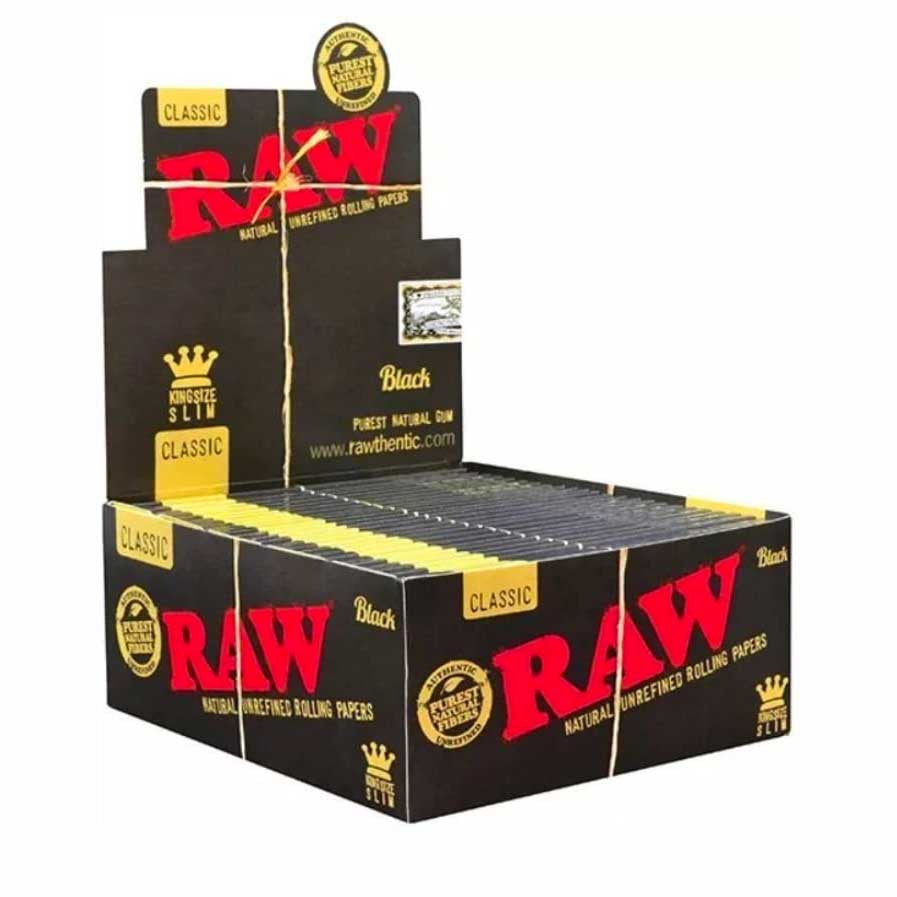 Raw King Size Black Classic 50ct