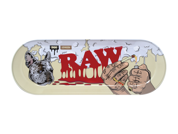 Raw Rolling Tray x Boo Johnson - Skate Deck