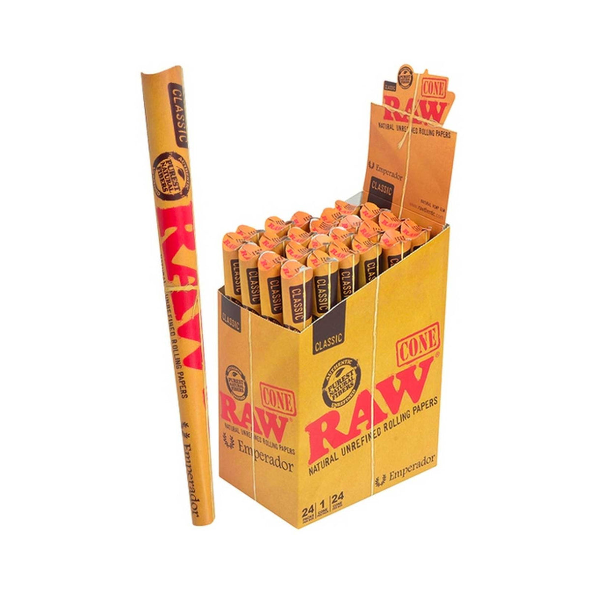 RAW Cone Emperador 24pk