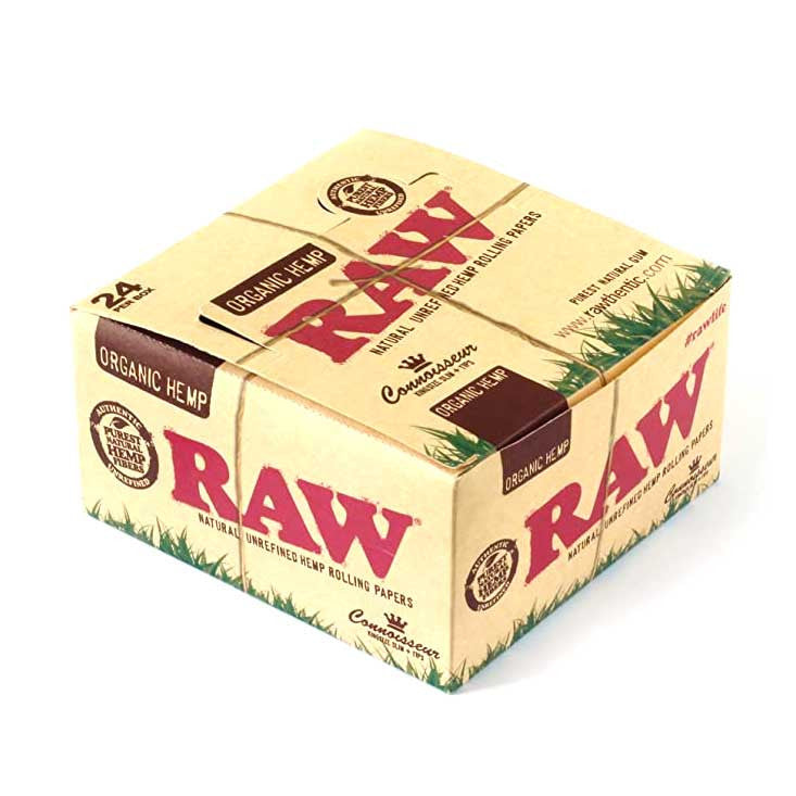 RAW Organic Hemp Connoisseur KS Slim + Tips