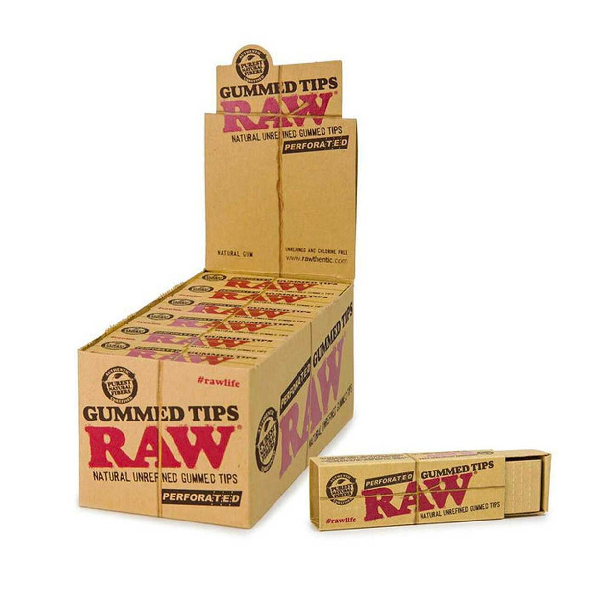 RAW Perforated Gummed Tips