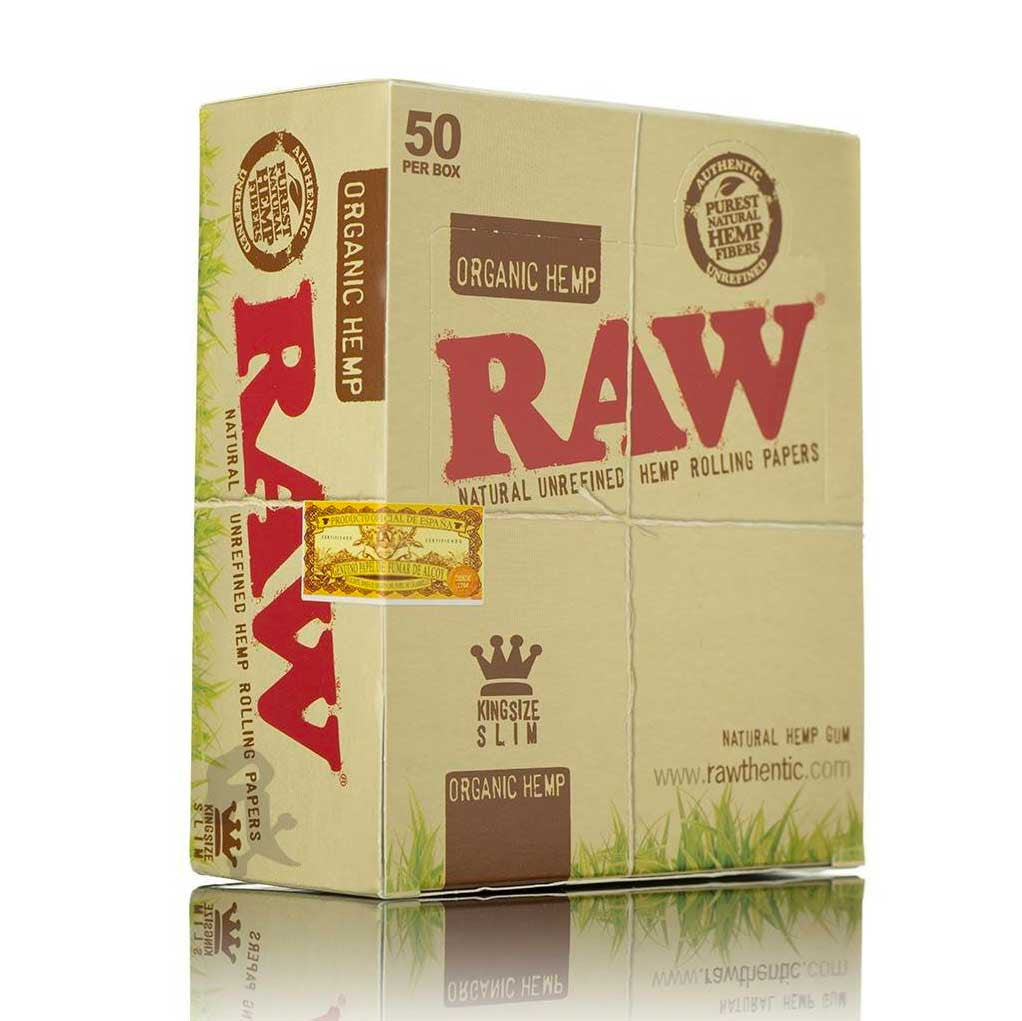 RAW King Slim Organic 50ct/Box