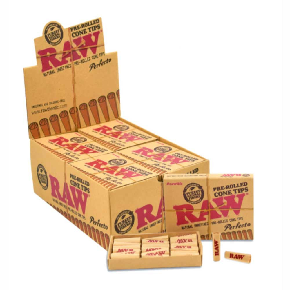 RAW Prerolled Perfecto Cone Tips