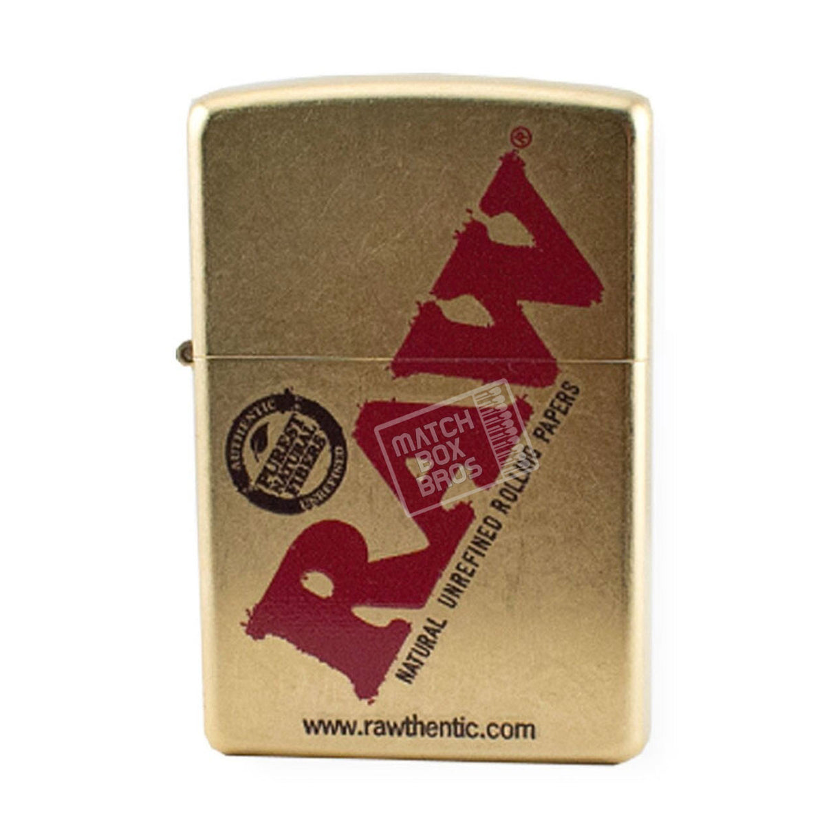 RAW Zippo Gold