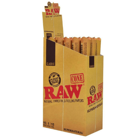 RAW Cone Supernatural 15pk