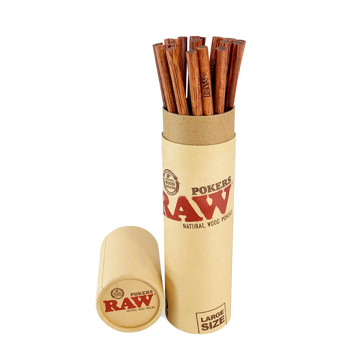 RAW Wooden Poker Display 20ct