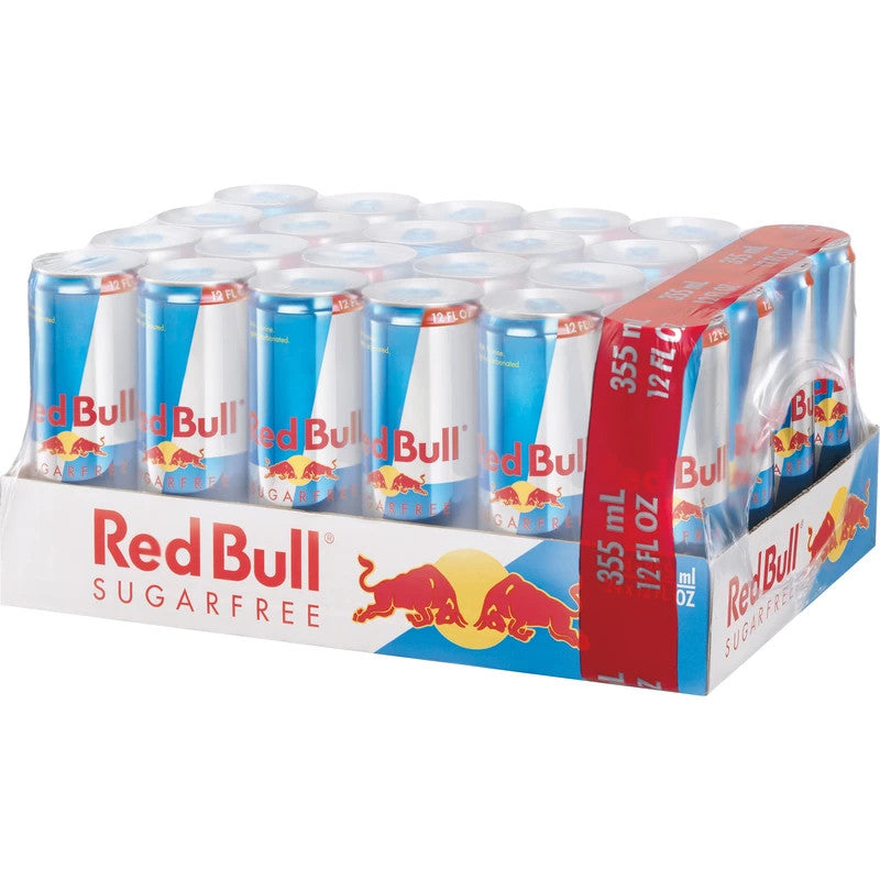 Redbull Energy Drink 12oz Sugar Free 24ct [1.20$ Crv Included]