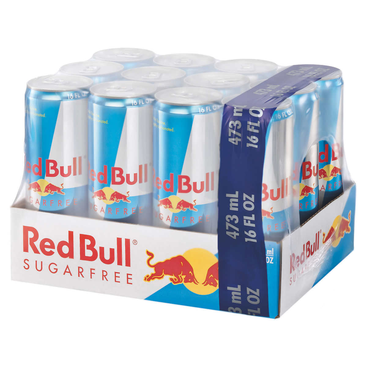 Redbull Energy Drink 16oz Sugar Free 12ct [0.60$ Crv Included]