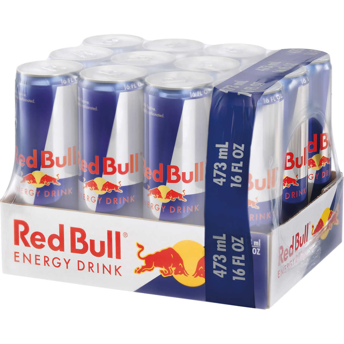 Redbull Energy Drink 16oz Regular 12ct [0.60$ Crv Included]