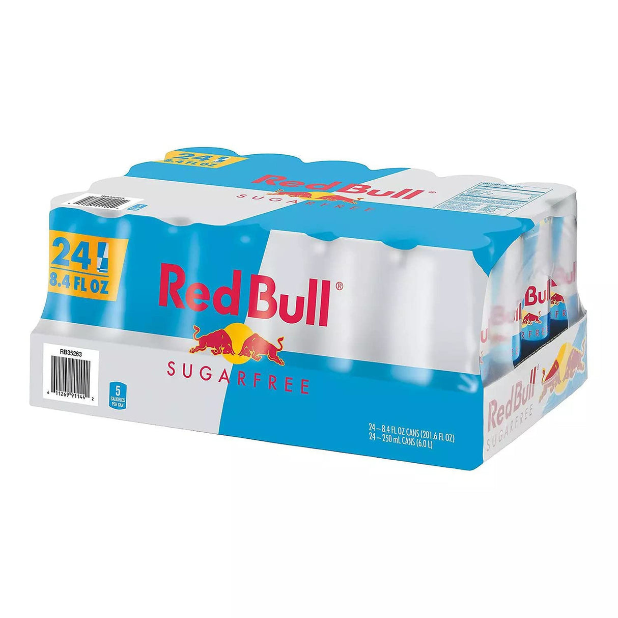 Redbull Energy Drink 8.4oz Sugar Free 24ct [1.20$ Crv Included]