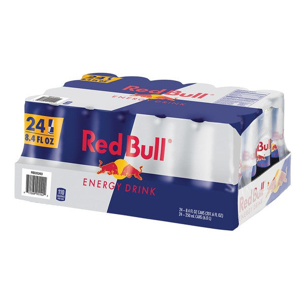 Redbull Energy Drink 8.4oz Regular 24ct [1.20$ Crv Included]