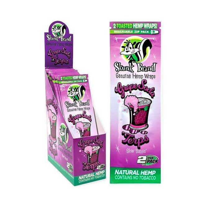 Skunk Terp Enhanced Hemp Wraps Grade Soda 25ct