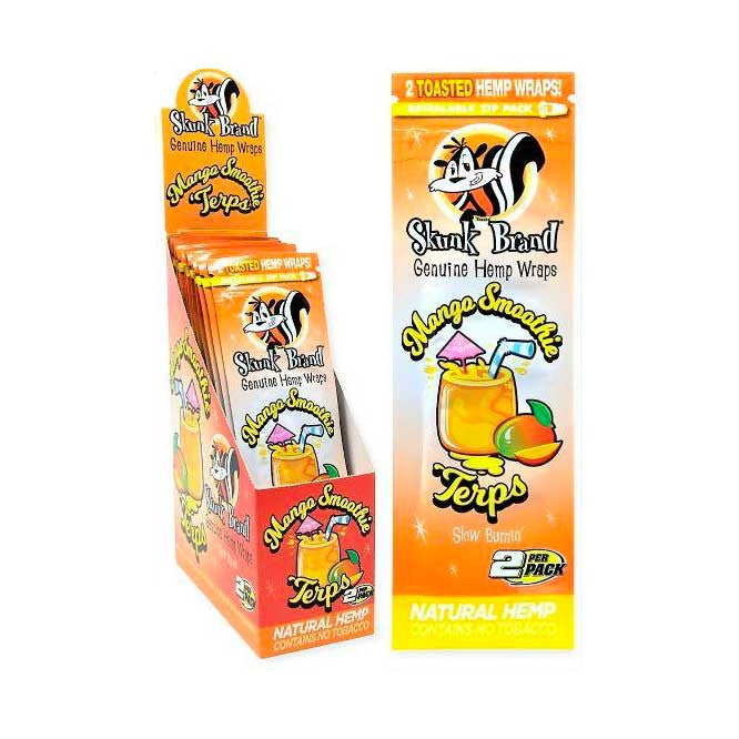 Skunk Terp Enhanced Hemp Wraps Mango Smoothe 25ct