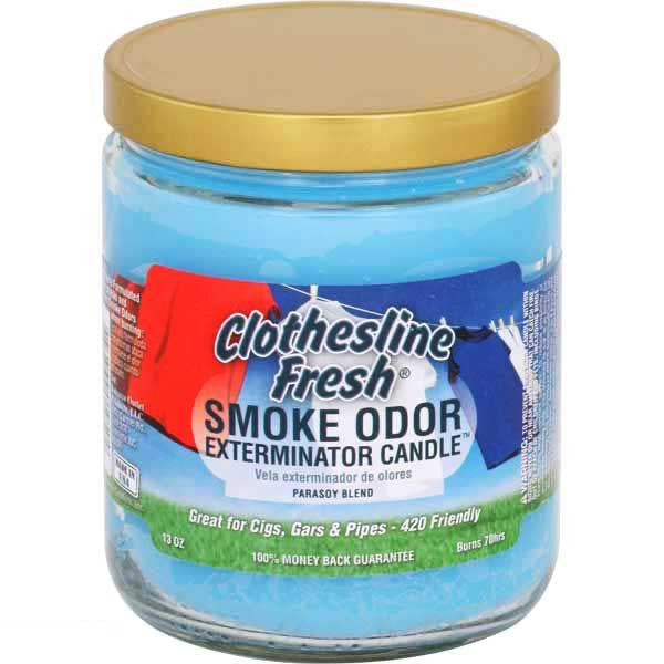 Smoke Odor Exterminator 13oz Clothesline Fresh Jar