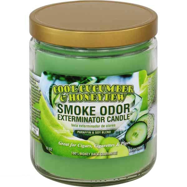 Smoke Odor Exterminator 13oz Cool Cucumber & Honeydew Jar