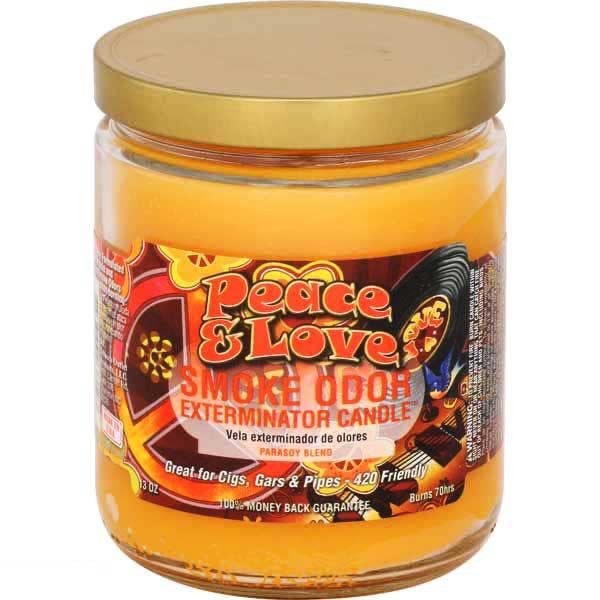 Smoke Odor Exterminator 13oz Peace & Love Jar