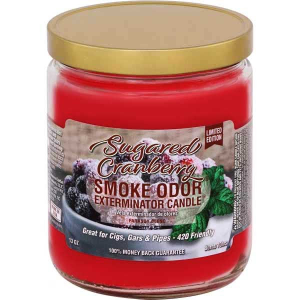 Smoke Odor Exterminator 13oz Sugared Cranberry Jar