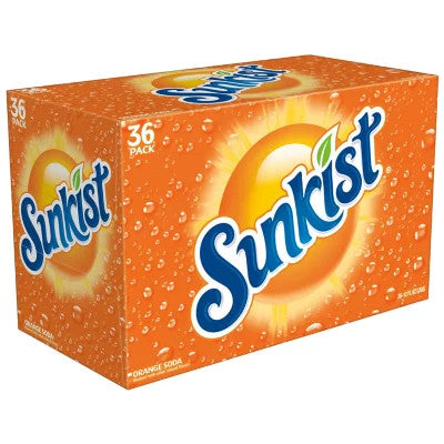 Sunkist 36/12oz Cans [1.80$ Crv Included]