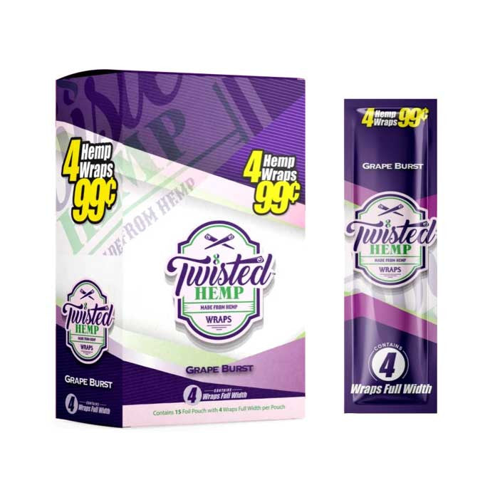 Twisted Hemp Wraps 15/4 Grape Burst [Non-Prepriced]