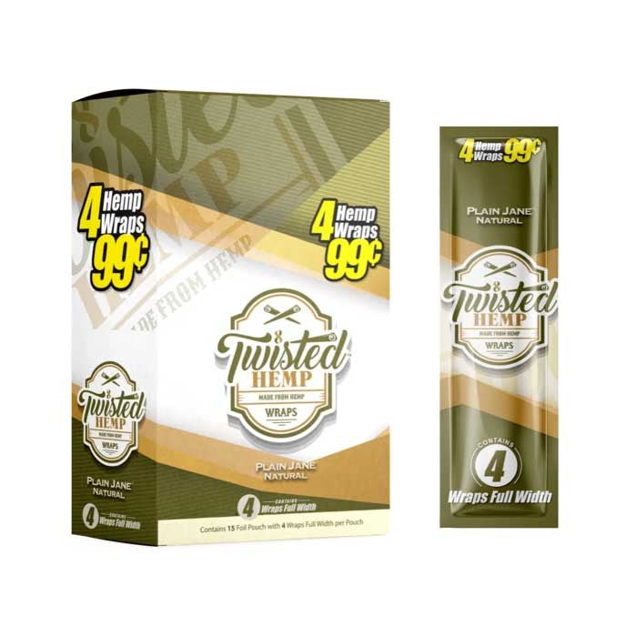 Twisted Hemp Wraps 15/4 Plain Jane Natural [Non-Prepriced]