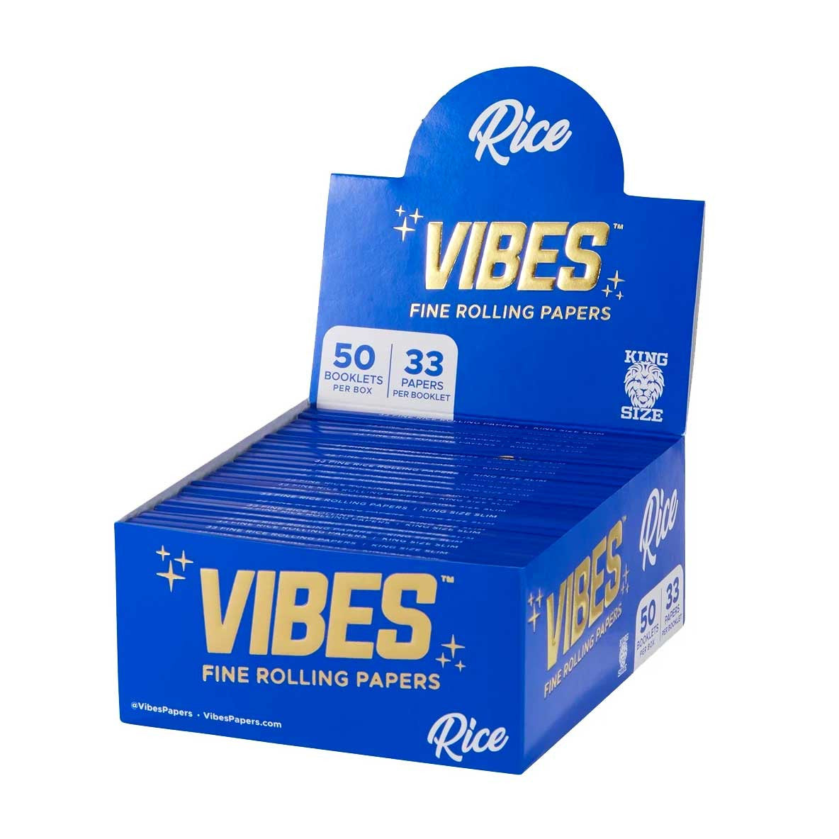 VIBES Papers King Size Slim Rice 50/33ct