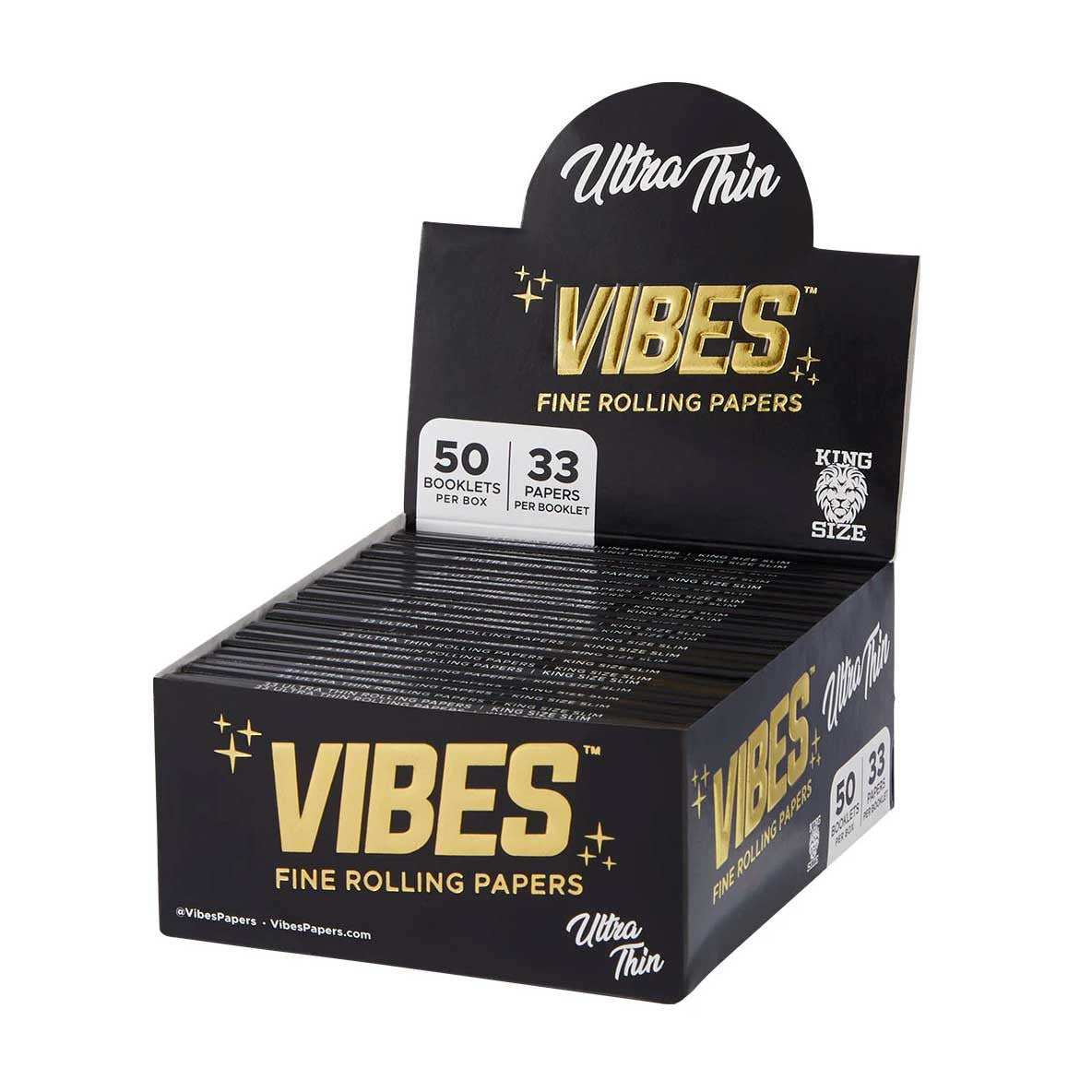 VIBES Papers King Size Slim Ultra Thin 50/33ct