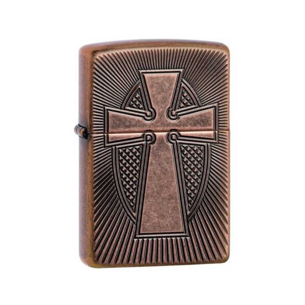 Zippo Deep Carve Cross 49158