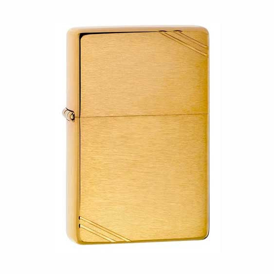 Zippo Vintage Brush Finish Brass 240