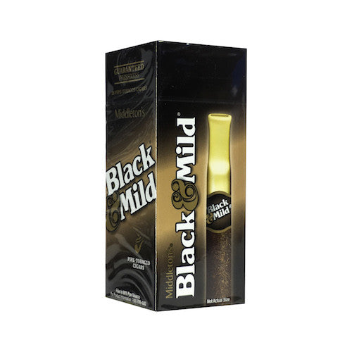 Black & Mild Box Plastic Tip Reg 25ct