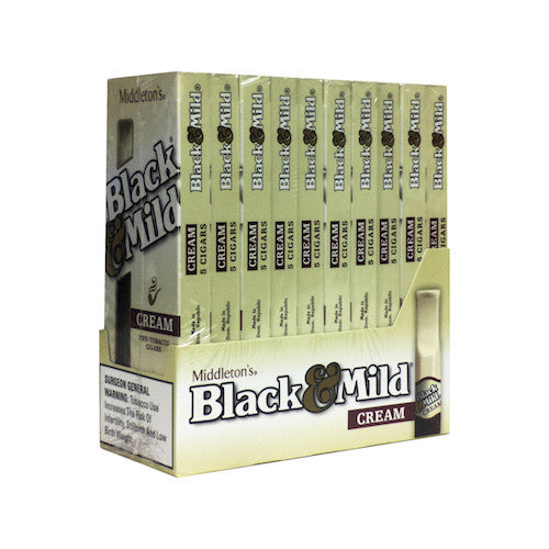 Black & Mild Pack Plastic Tip Cream 10/5