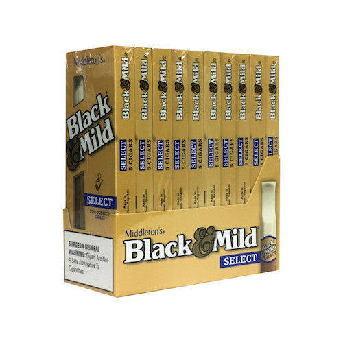 Black & Mild Pack Plastic Tip Select 10/5