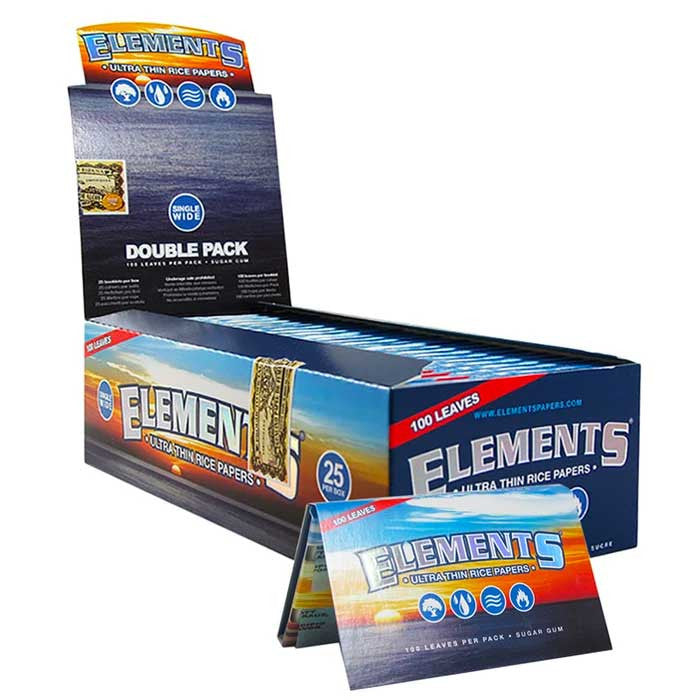 Elements Single Wide Double Ultra Thin Rice Paper