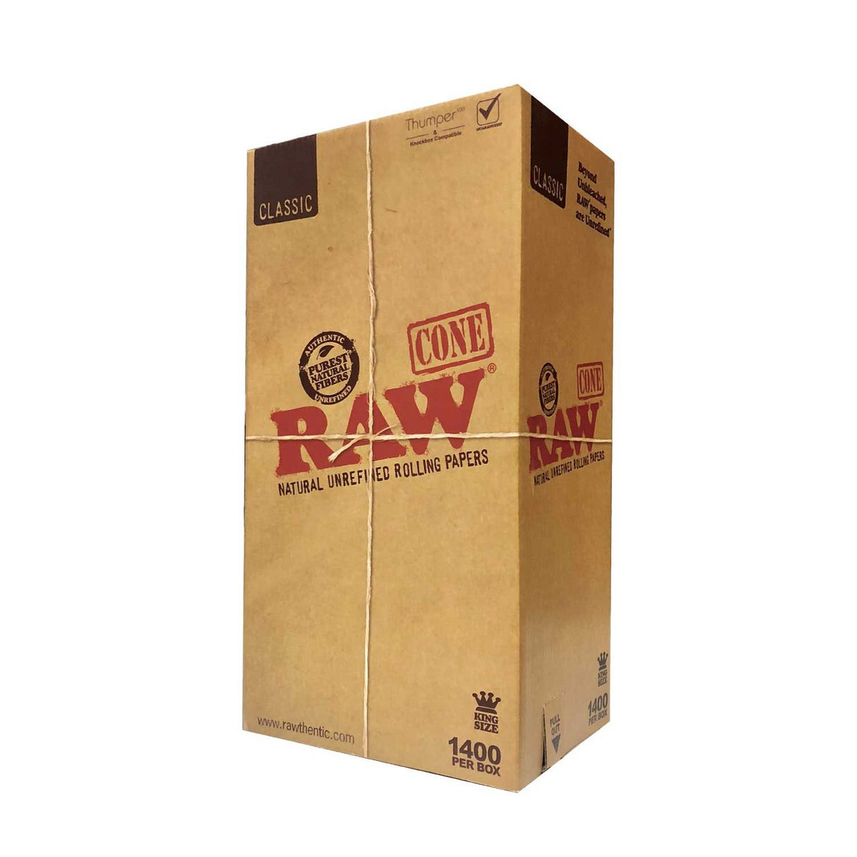 Raw Cone King Size Bulk 1400ct Classic